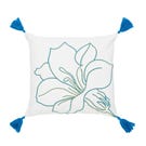 New Romantics Floral Cushion 45cm x 45cm, White