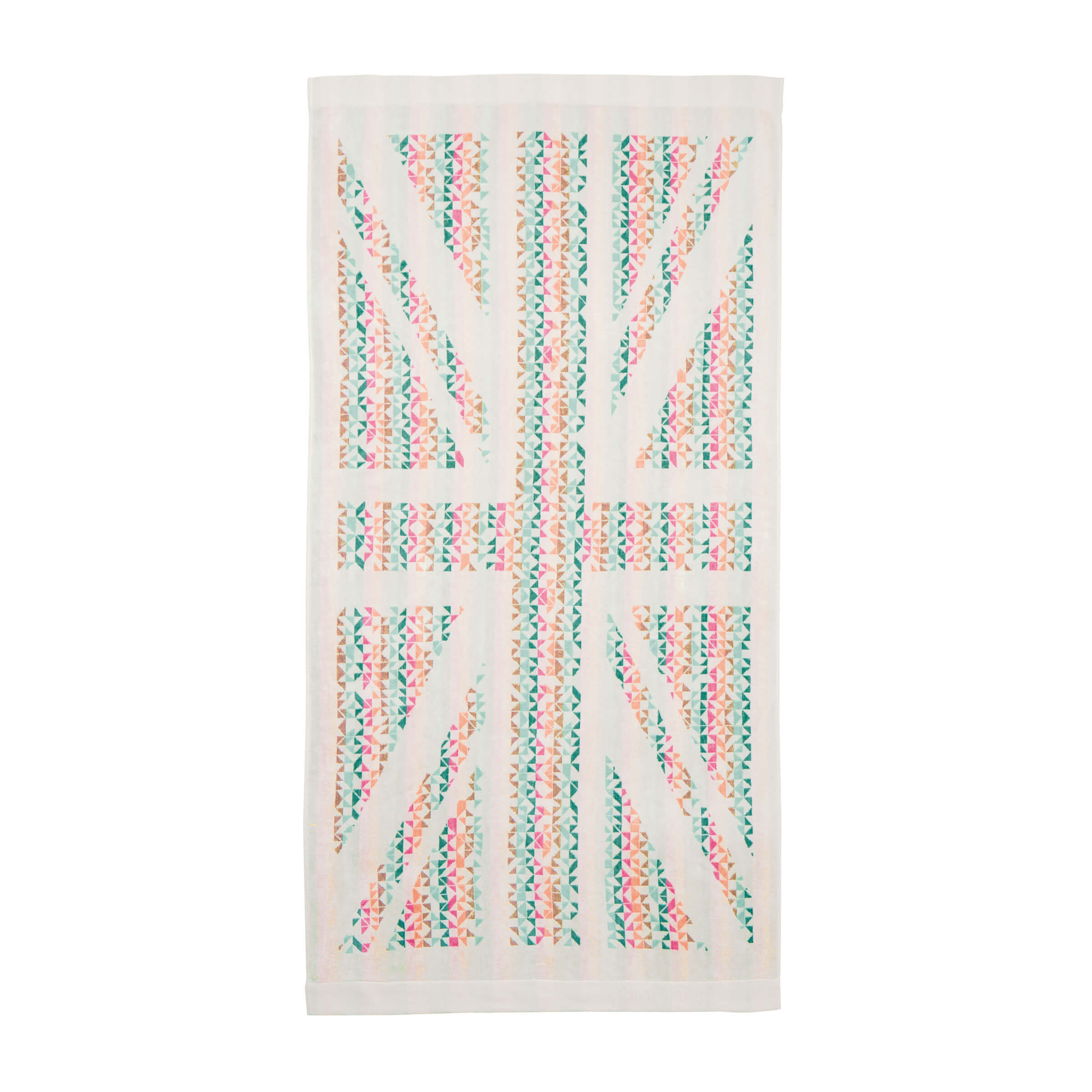 Product photograph of Ted Baker Uxman Beach Towel Soft Pink from Bedeck Home