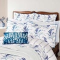 V&A Blue Leafy Pattern Bedding