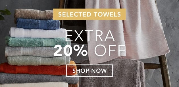 Extra 20% Off Towels