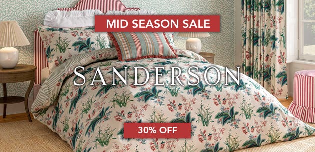 Shop Sanderson Sale Bedding